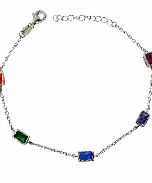 BRACELET SILVER/ CUBIC ZIRCONIA