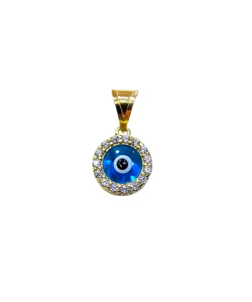 PENDANT 9KT/ EYE/ CUBIC ZIRCONIA