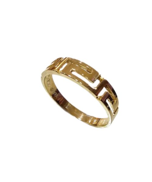 RING 9KT/ MEANDROS