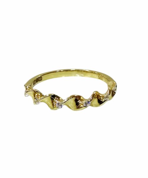 RING 9KT/ CUBIC ZIRCONIA