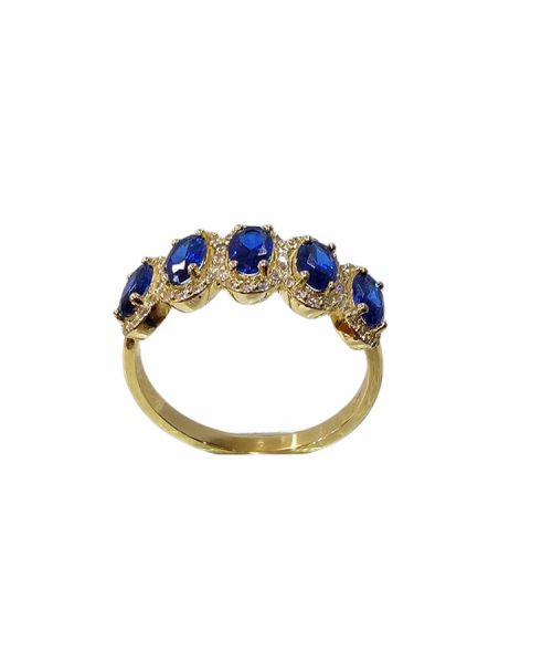 RING 9KT/ CUBIC ZIRCONIA