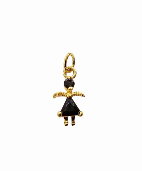 PENDANT SILVER/ CUBIC ZIRCONIA/ GIRL