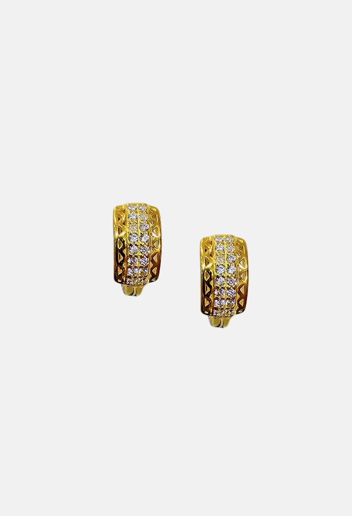 EARRINGS SILVER/ CUBIC ZIRCONIA - Image 2