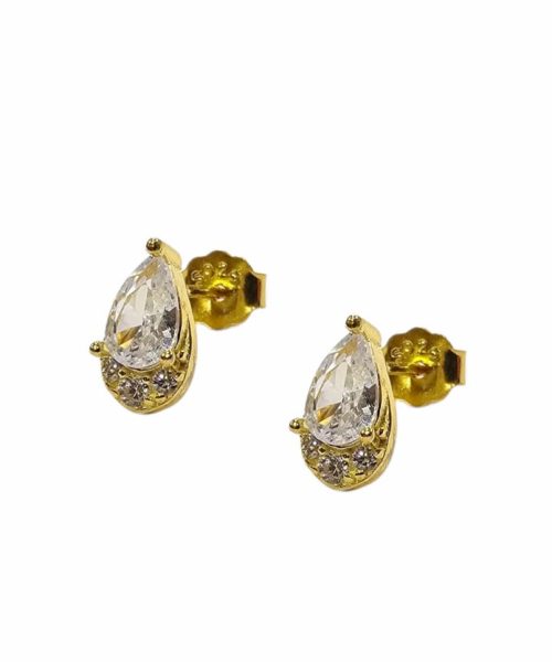 EARRINGS SILVER/ CUBIC ZIRCONIA