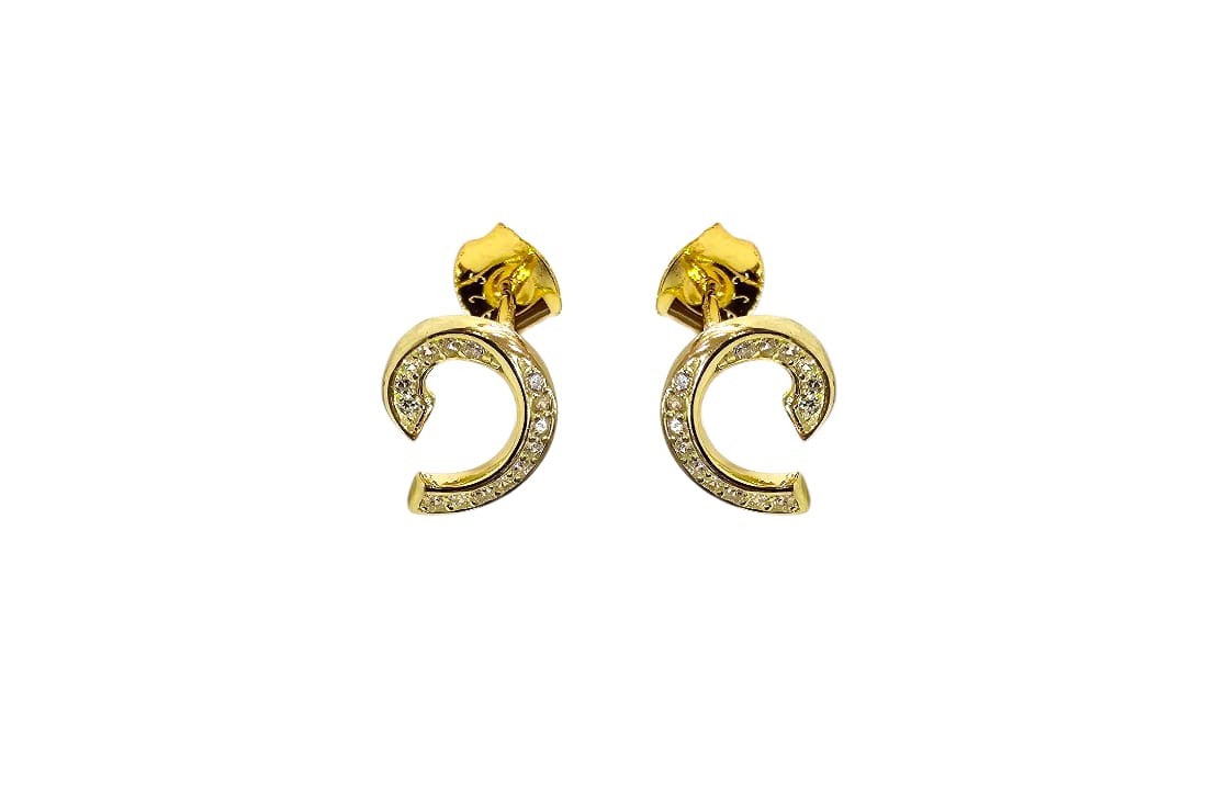 EARRINGS SILVER/ CUBIC ZIRCONIA