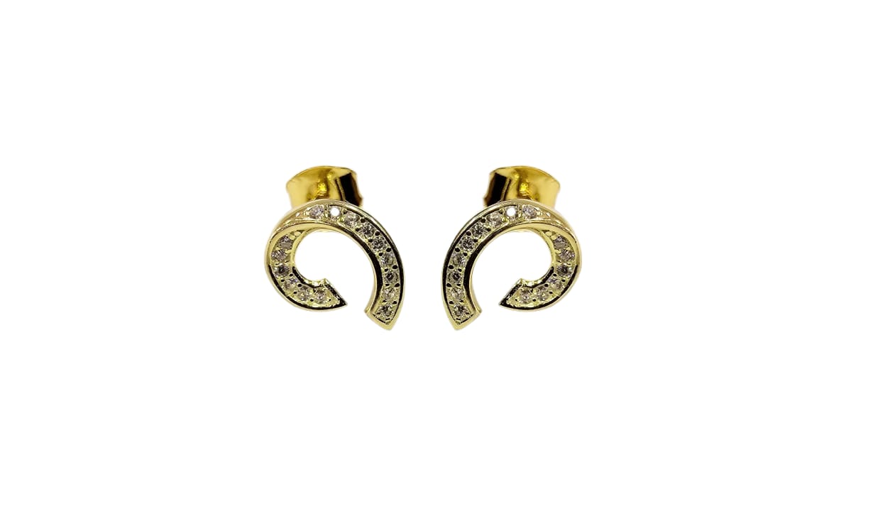 EARRINGS SILVER/ CUBIC ZIRCONIA - Image 2