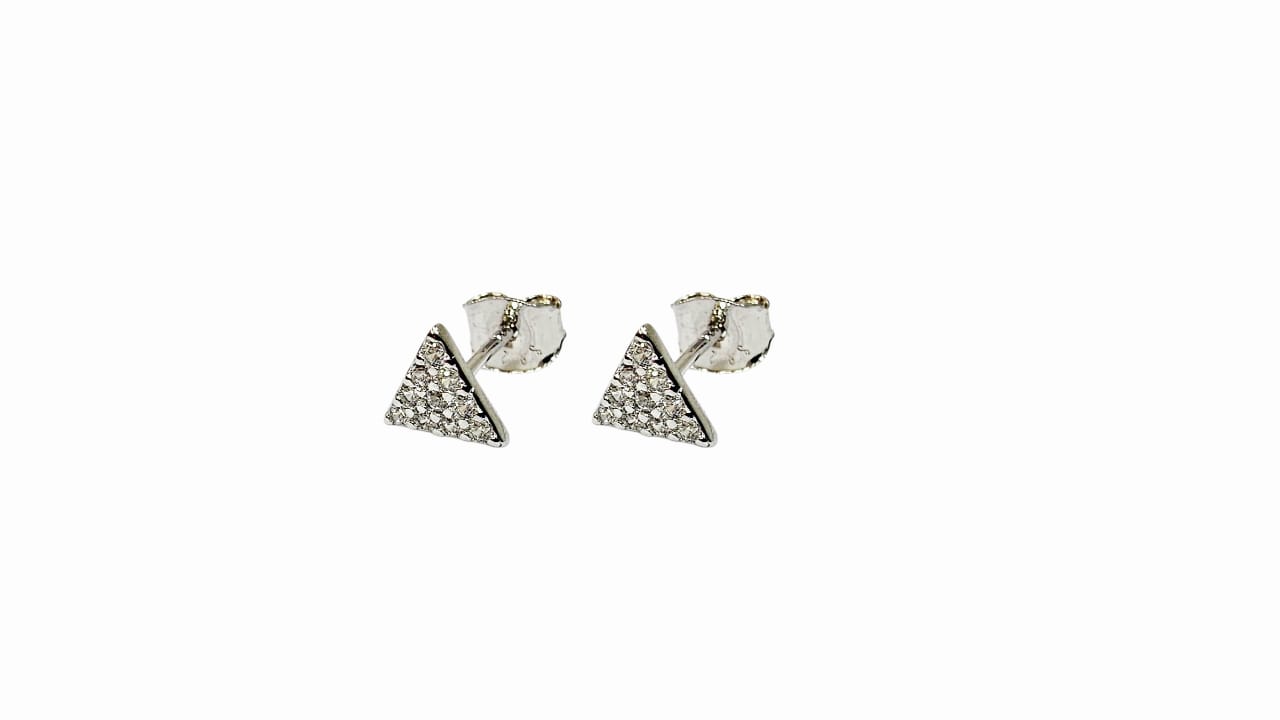 EARRINGS SILVER/ CUBIC ZIRCONIA