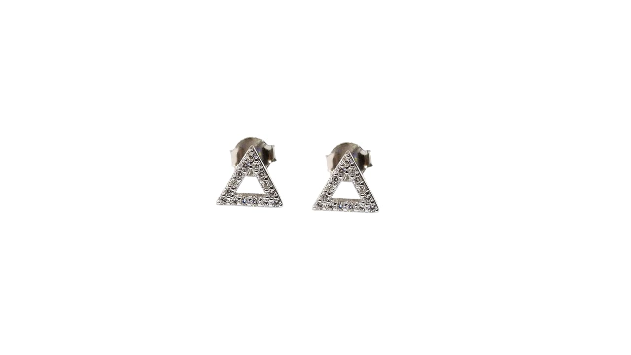 EARRINGS SILVER/ CUBIC ZIRCONIA - Image 2