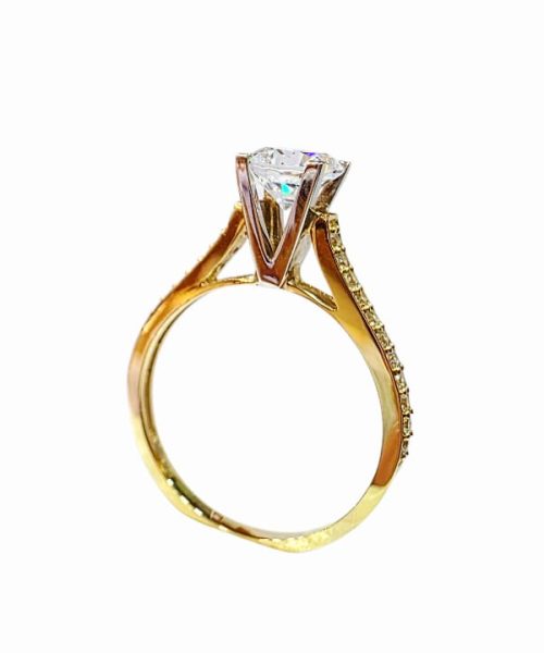 RING 18KT/ CUBIC ZIRCONIA