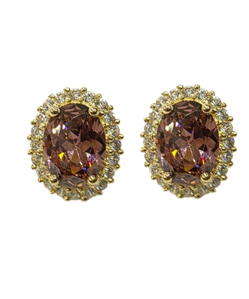 EARRINGS 9KT DIANE/ CUBIC ZIRCONIA