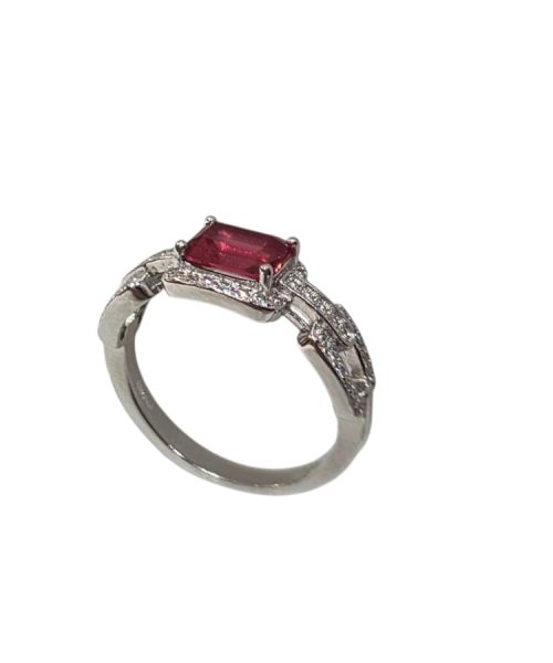 RING SILVER/ CUBIC ZIRCONIA