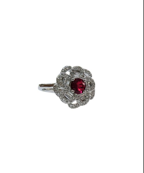 RING SILVER/CUBIC ZIRCONIA