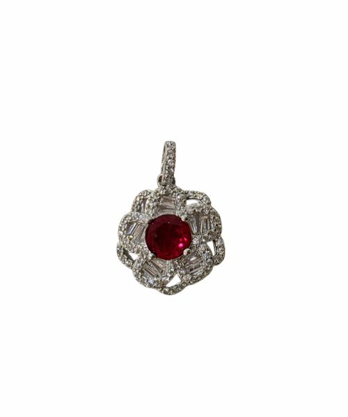 PENDANT SILVER/CUBIC ZIRCONIA