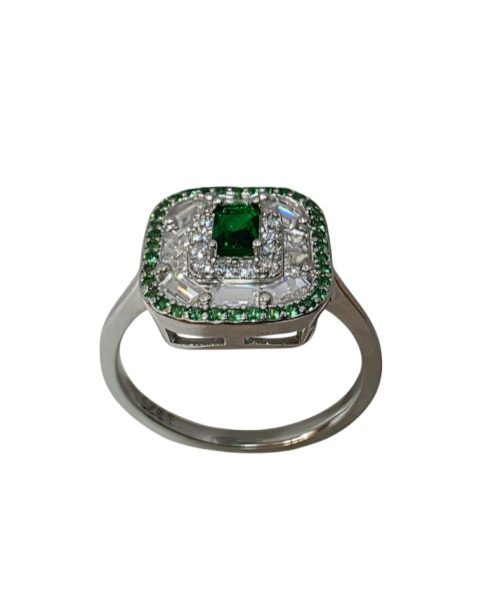 RING SILVER/ CUBIC ZIRCONIA
