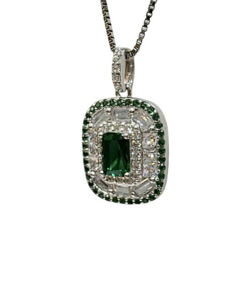 PENDANT SILVER/ CUBIC ZIRCONIA