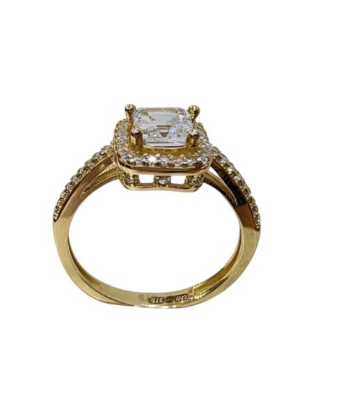 RING 9KT/ CUBIC ZIRCONIA
