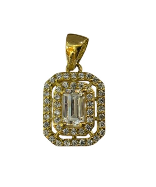 PENDANT 9KT/ CUBIC ZIRCONIA