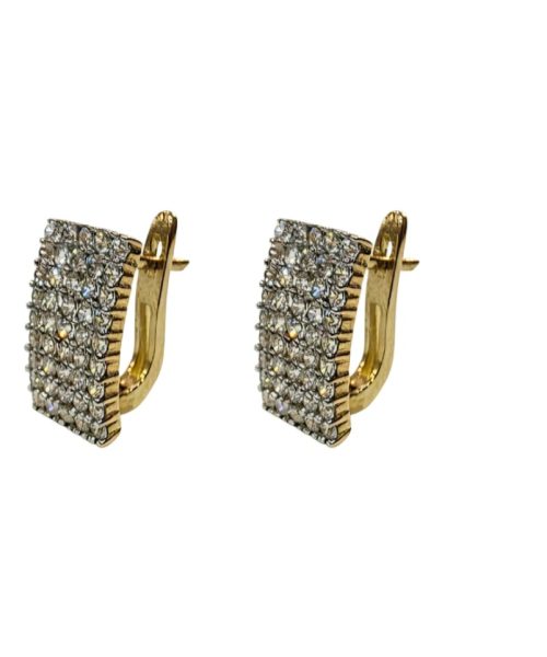 EARRINGS 9KT/ CUBIC ZIRCONIA