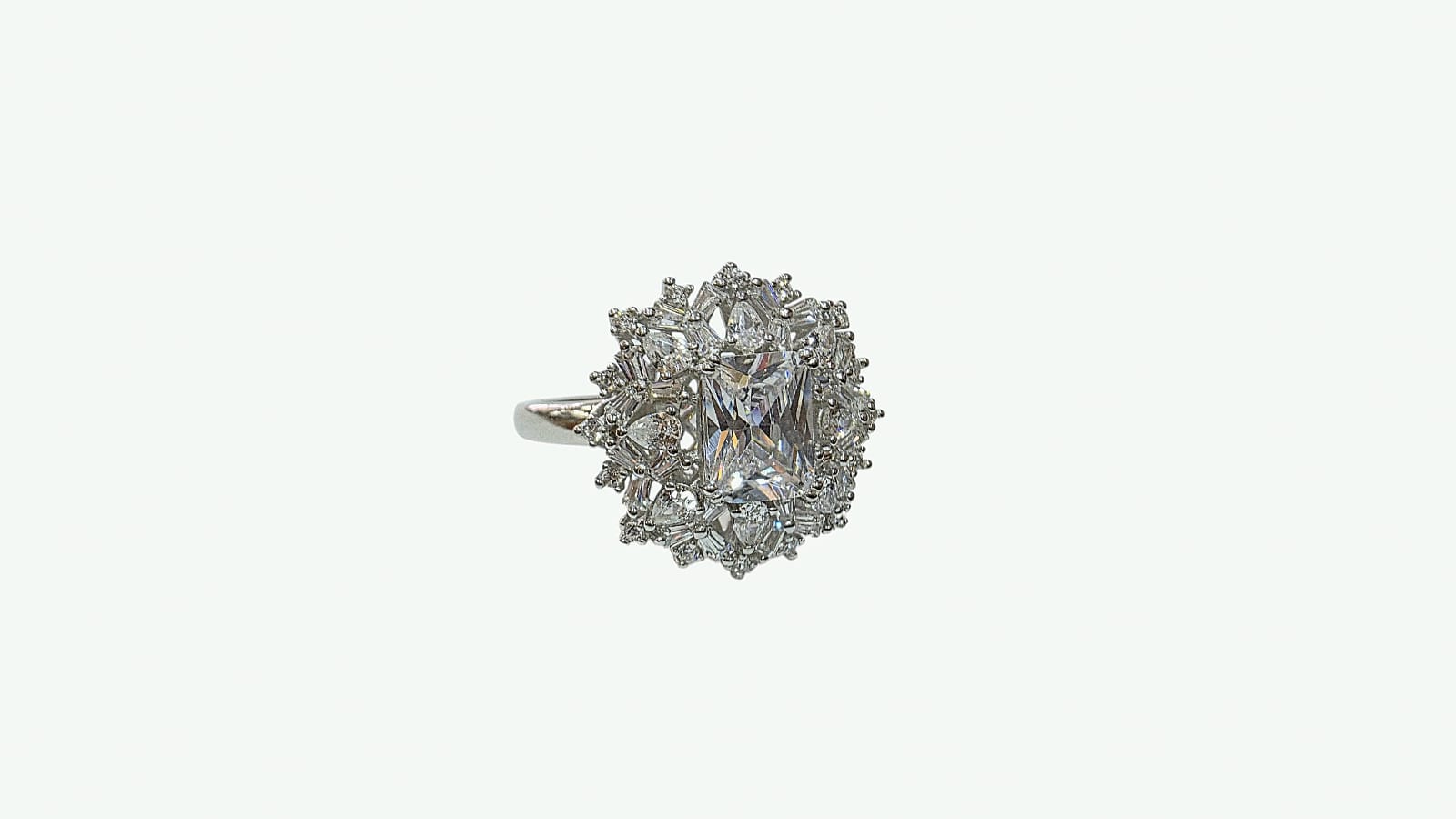 RING SILVER/ CUBIC ZIRCONIA