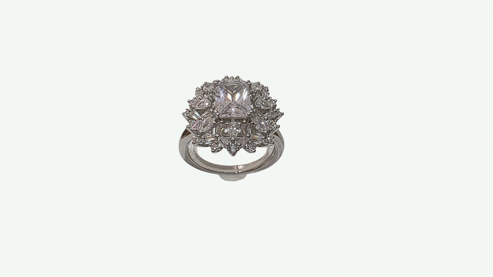 RING SILVER/ CUBIC ZIRCONIA - Image 2