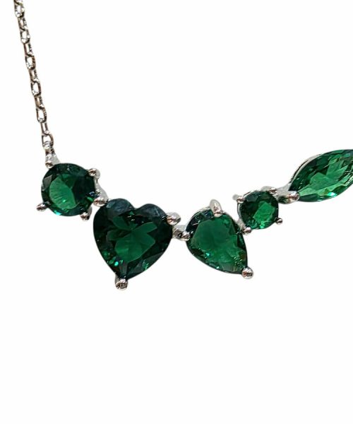 NECKLACE SILVER/ CUBIC ZIRCONIA