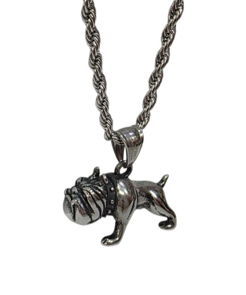 NECKLACE STAINLESS STEEL/ DOG