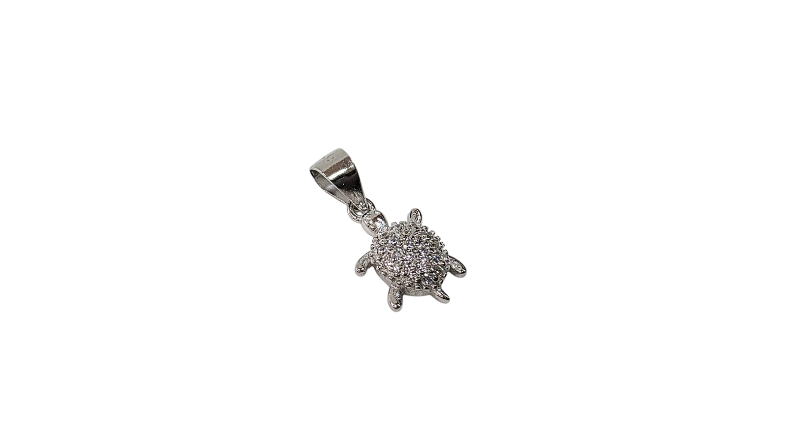 PENDANT SILVER/ TURTLE / CUBIC ZIRCONIA