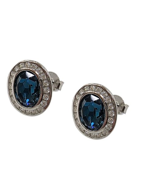 EARRINGS SILVER/ CUBIC ZIRCONIA
