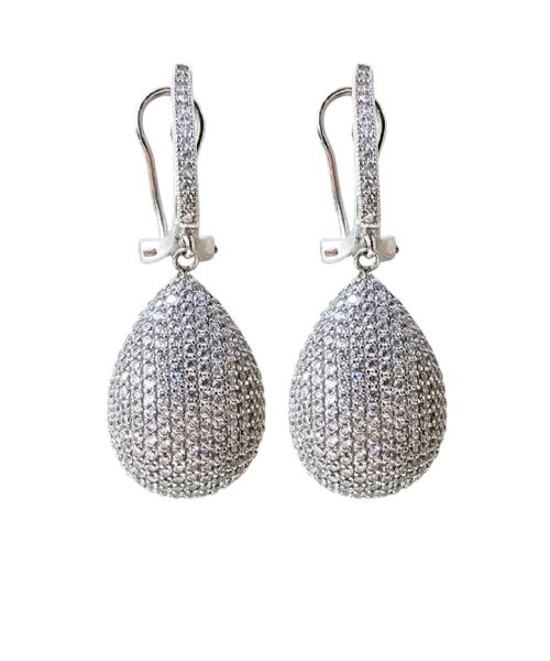 EARRINGS 9KT/ CUBIC ZIRCONIA