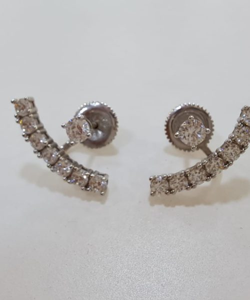 EARRINGS 9KT CZ