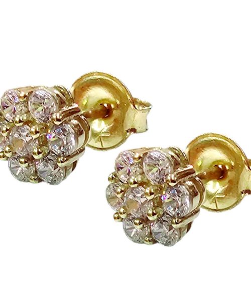 EARRINGS 9KT/ CUBIC ZIRCONIA
