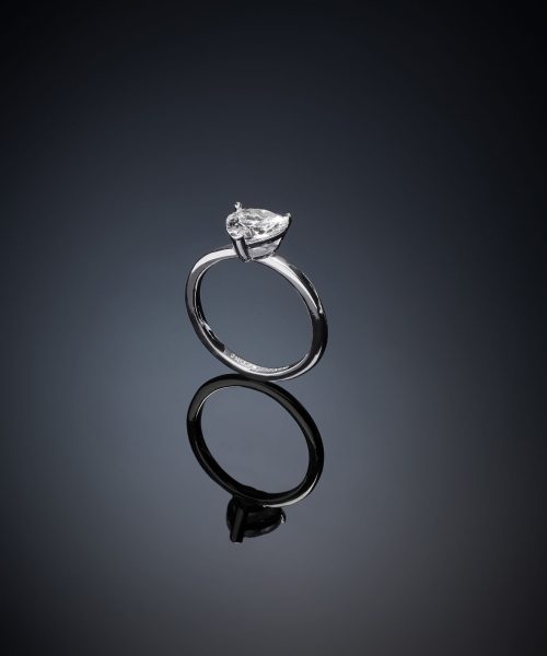 CHIARA FERRAGNI LOVE PARADE J19AVI390-No.14 Silver Single Stone Heart Ring