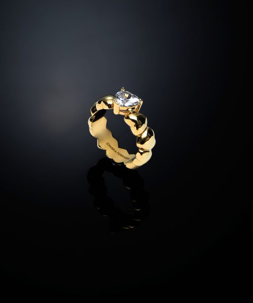 CHIARA FERRAGNI CUORICINO J19AVT05012-No.14 Gold Ring With Heart
