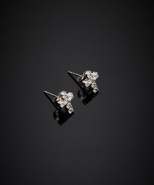 CHIARA FERRAGNI CROCI J19AWC06 Silver Earrings With Stones