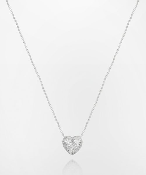 CHIARA FERRAGNI SILVER COLLECTION J19AXD31 Silver Necklace With Heart With Stones