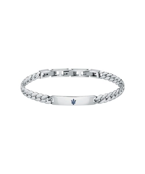 MASERATI ICONIC JM222AVD05 Silver Mens Bracelet