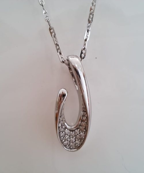 PENDANT 18KT/ VSG 0.131CT