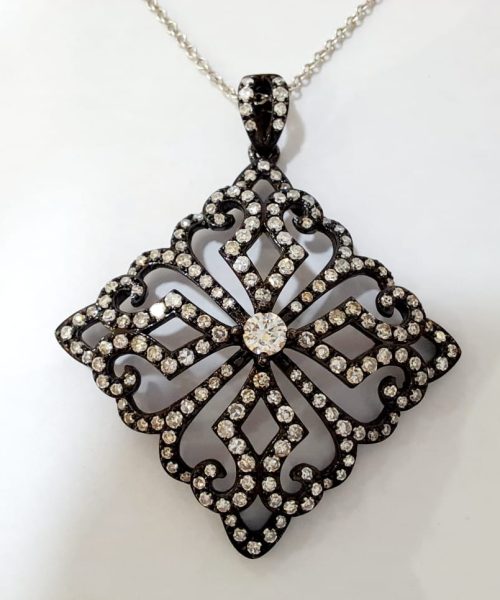 PENDANT 18KT/VSG 0.75CT/0.09CT VSG