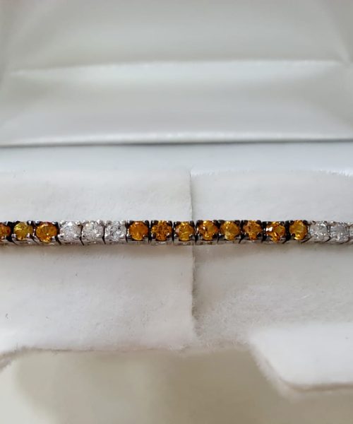 BRACELET 18KT/SI-VS G 0.49CT/1.48CT SAPH
