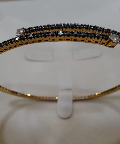 BRACELET 18KT/VS2G/0.16CT/BD1.45CT