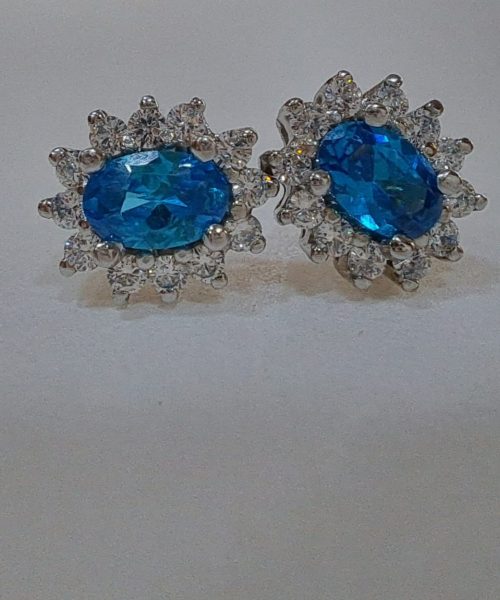 EARRINGS CZ 9KT