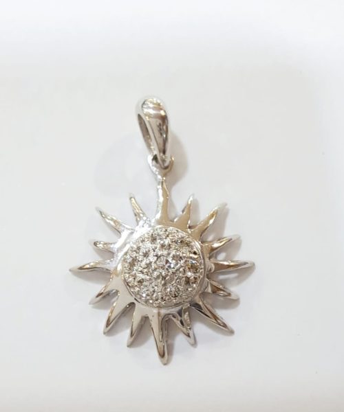 PENDANT 18KT CZ