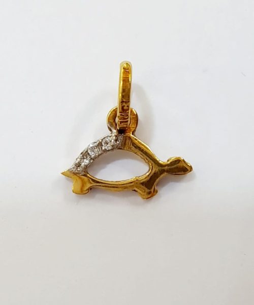 PENDANT 18KT CZ