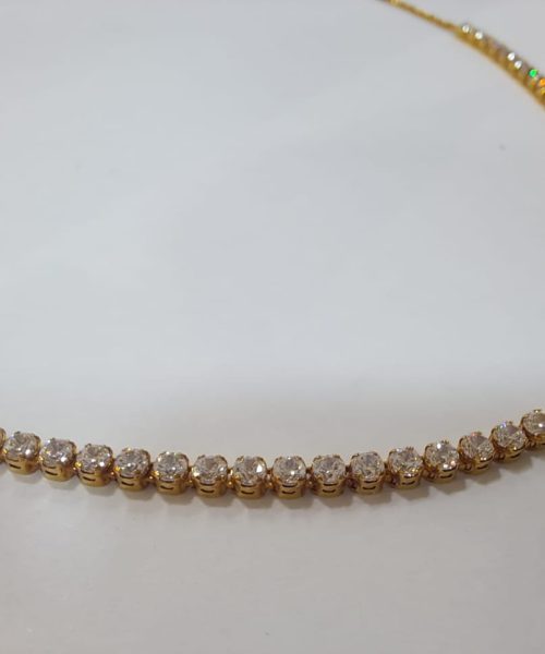 NECKLACE 14KT/ CUBIC ZIRCONIA
