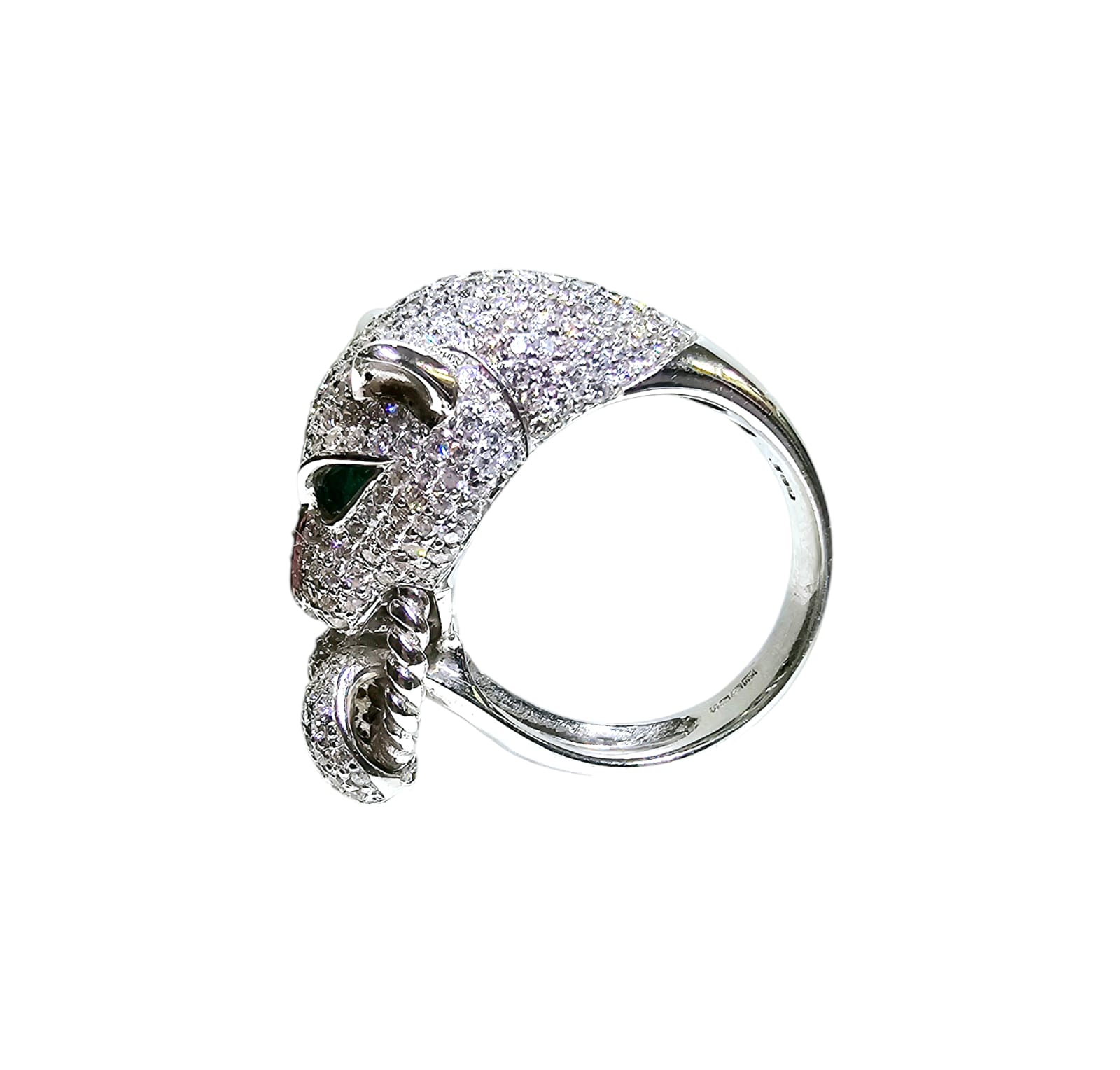 RING 18KT VSG 1.90CT/ 0.8CT EMERALD - Image 2