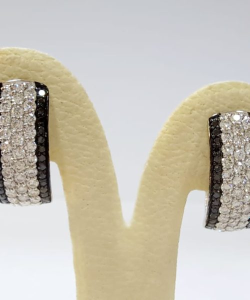 EARRINGS 18KT/VSG/0.74CT WD/0.25CT BD