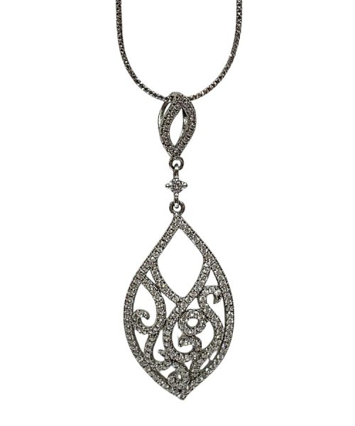 PENDANT SILVER/ CUBIC ZIRCONIA