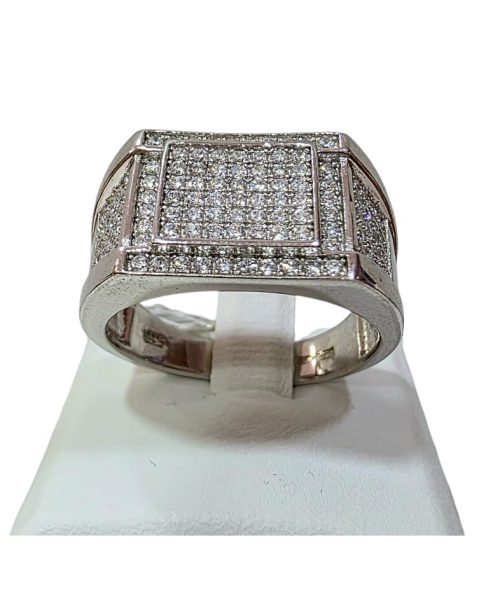 RING SILVER/ CUBIC ZIRCONIA