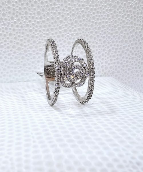 RING SILVER/ CUBIC ZIRCONIA