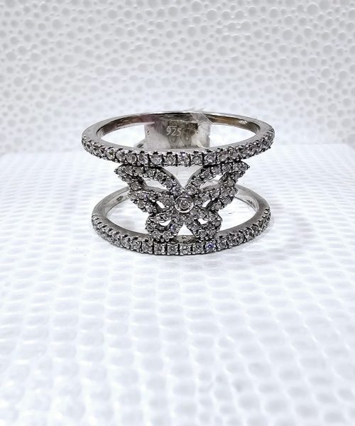 RING SILVER/ CUBIC ZIRCONIA